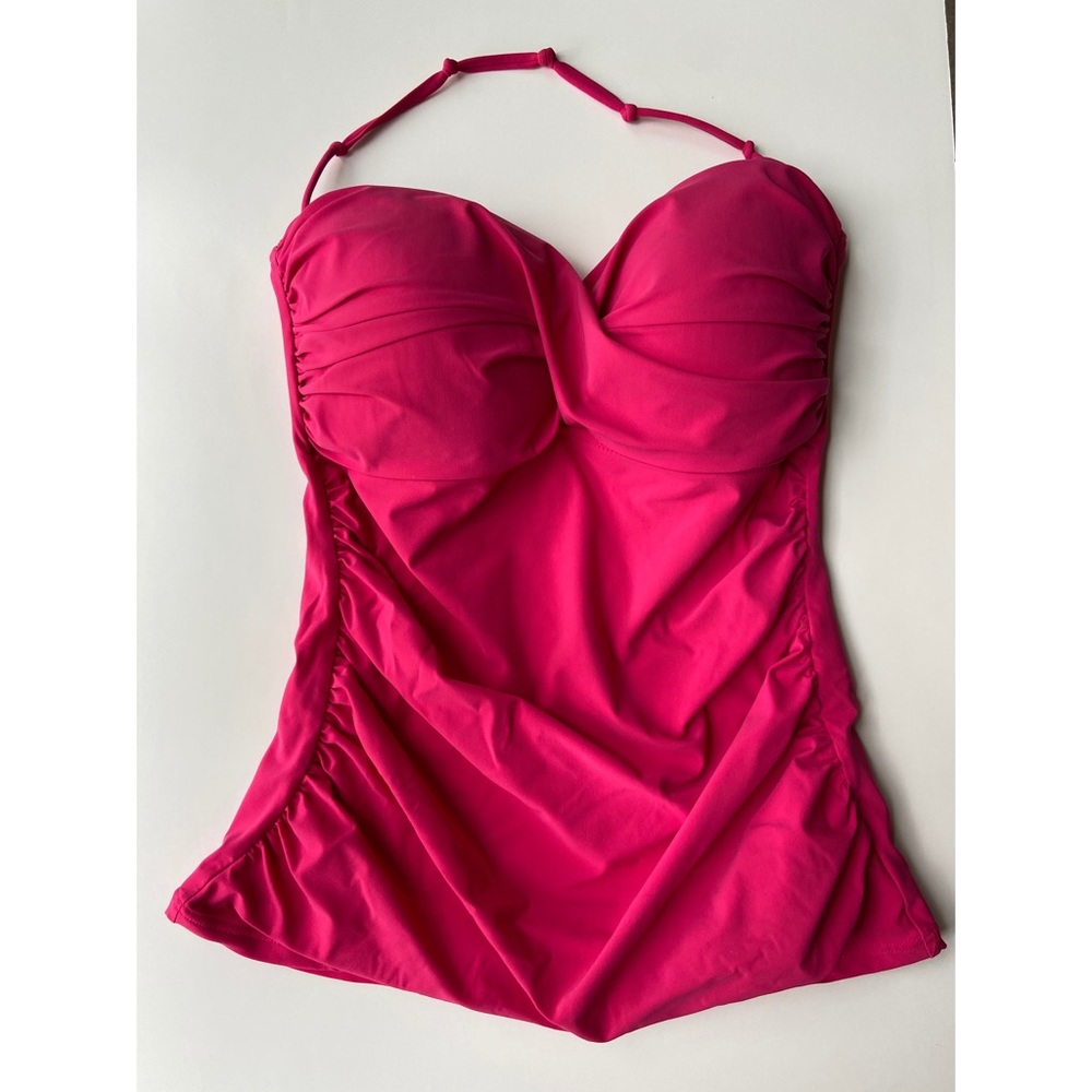Profile by Gottex Pink Red Tankini Swimsuit 12